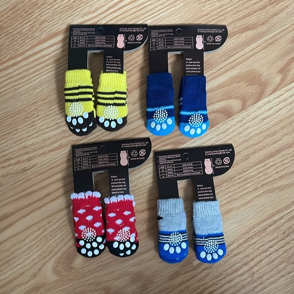 Colorful Dog Socks Set - Picture 4 of 4